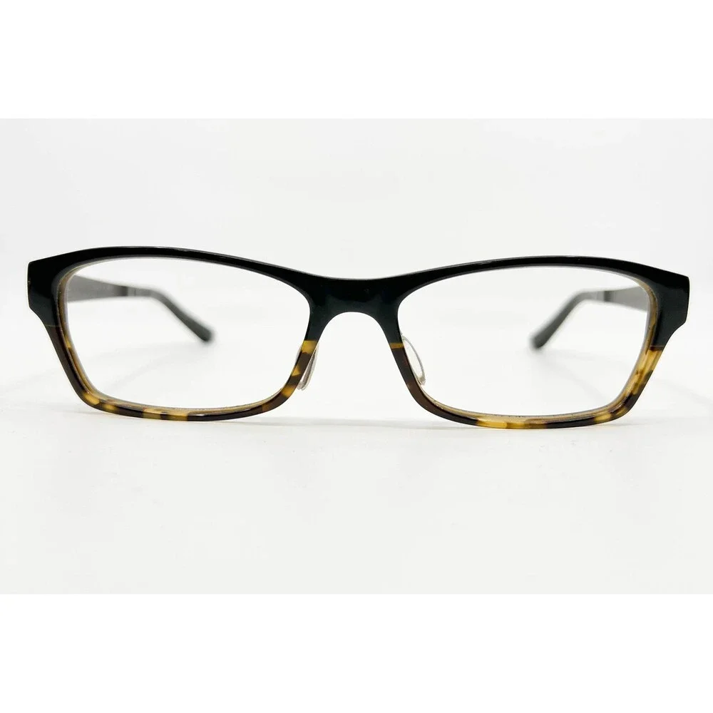Superflex Eyeglasses Women Black Tortoise Hammered Temple SF-468 52-16-135